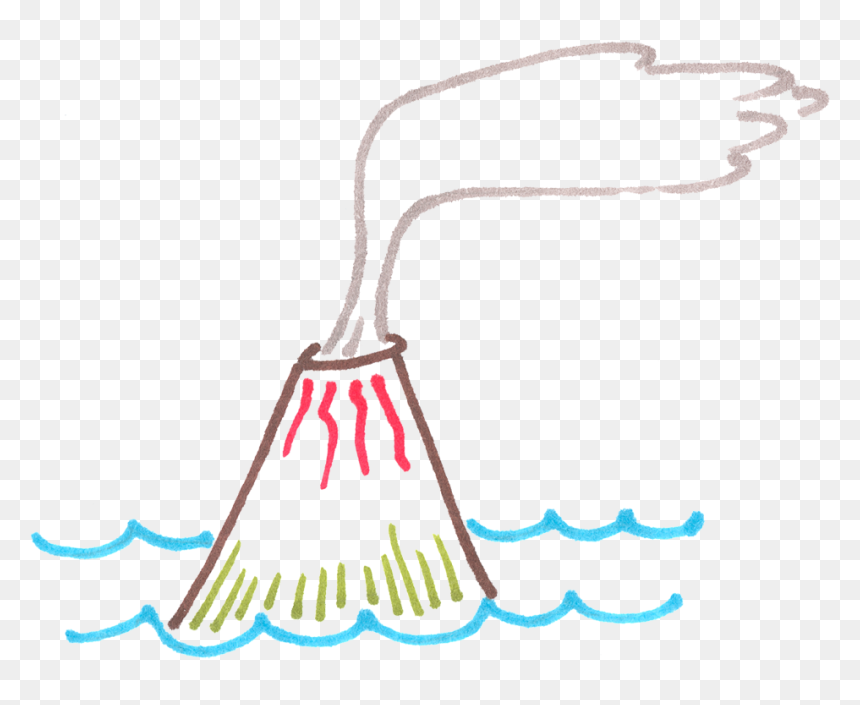 Cartoon Volcano, HD Png Download - nature clipart png