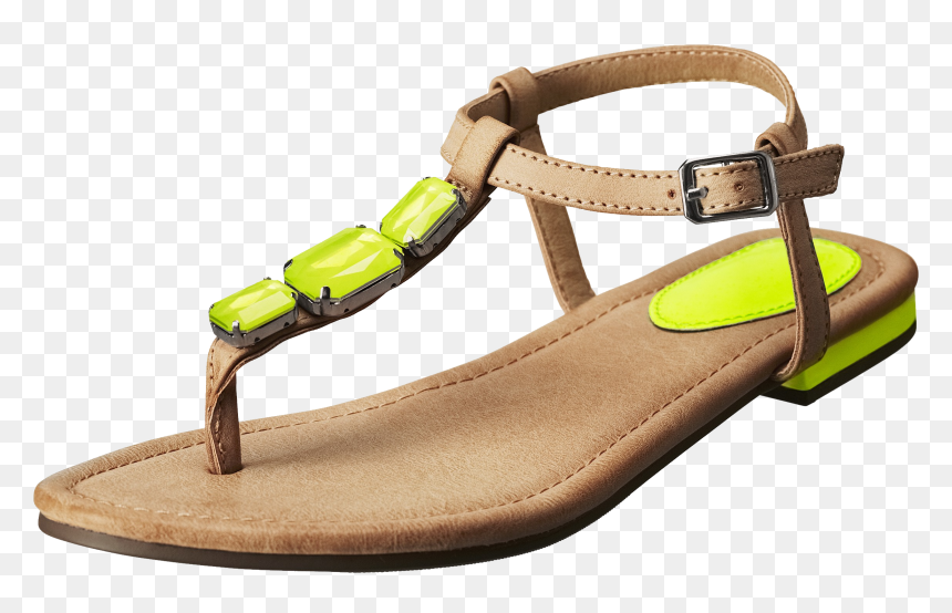 Leather Sandal Ladies - Png Sandals, Transparent Png - ladies sandal png
