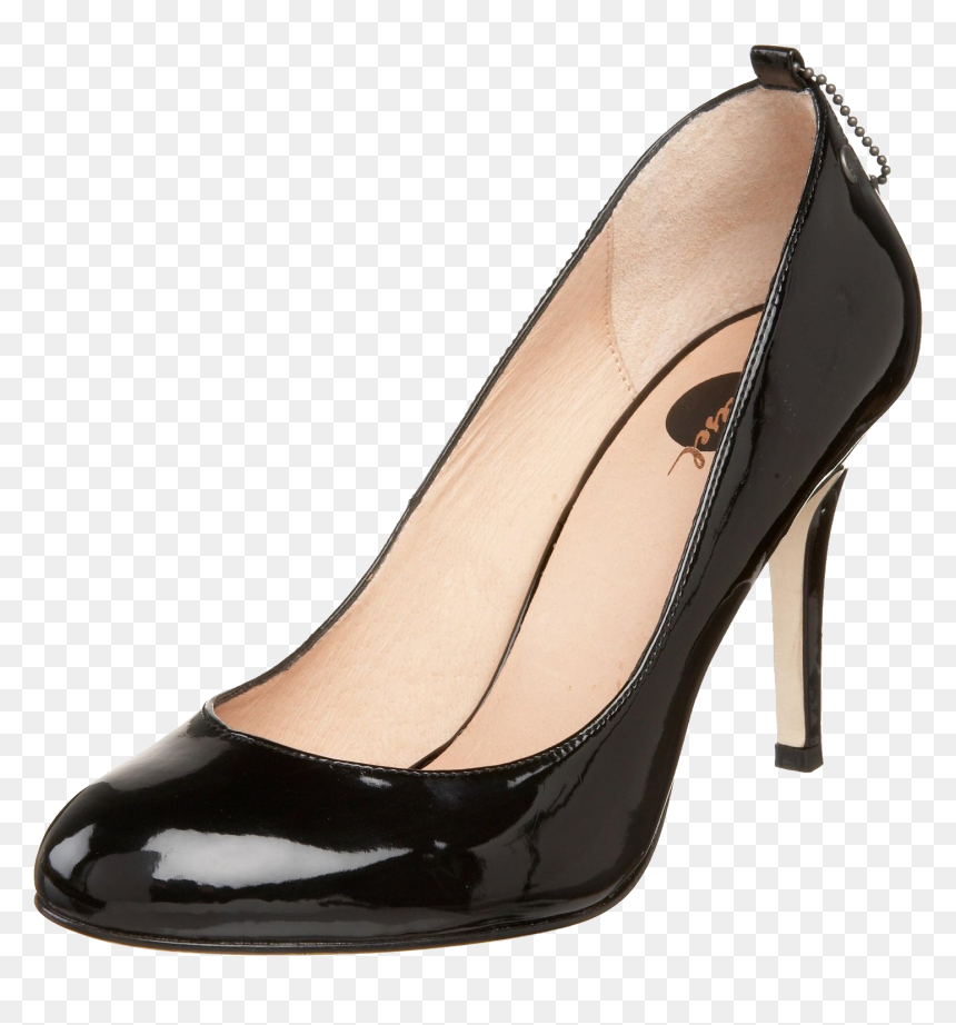Black Women Shoe - Woman Black Shoes Png, Transparent Png - ladies sandal png