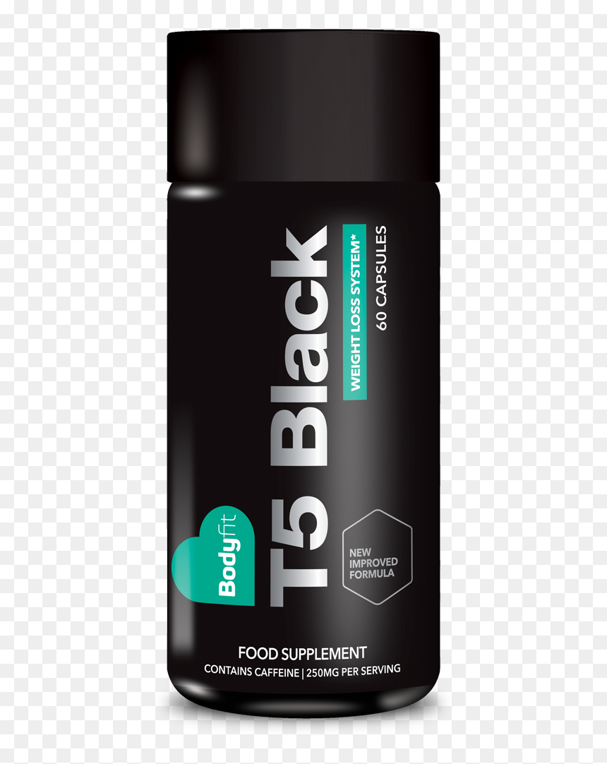Bodyfit T5 Black Fat Burner"
 Title="bodyfit T5 Black - T5 Black Edition Fat Burners, HD Png Download - balaji god png