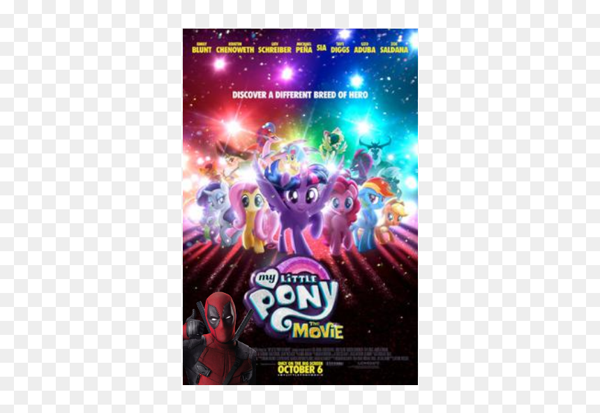 Movie Ideas Wiki - My Little Pony The Movies Poster Disneyland, HD Png Download - deadpool movie png