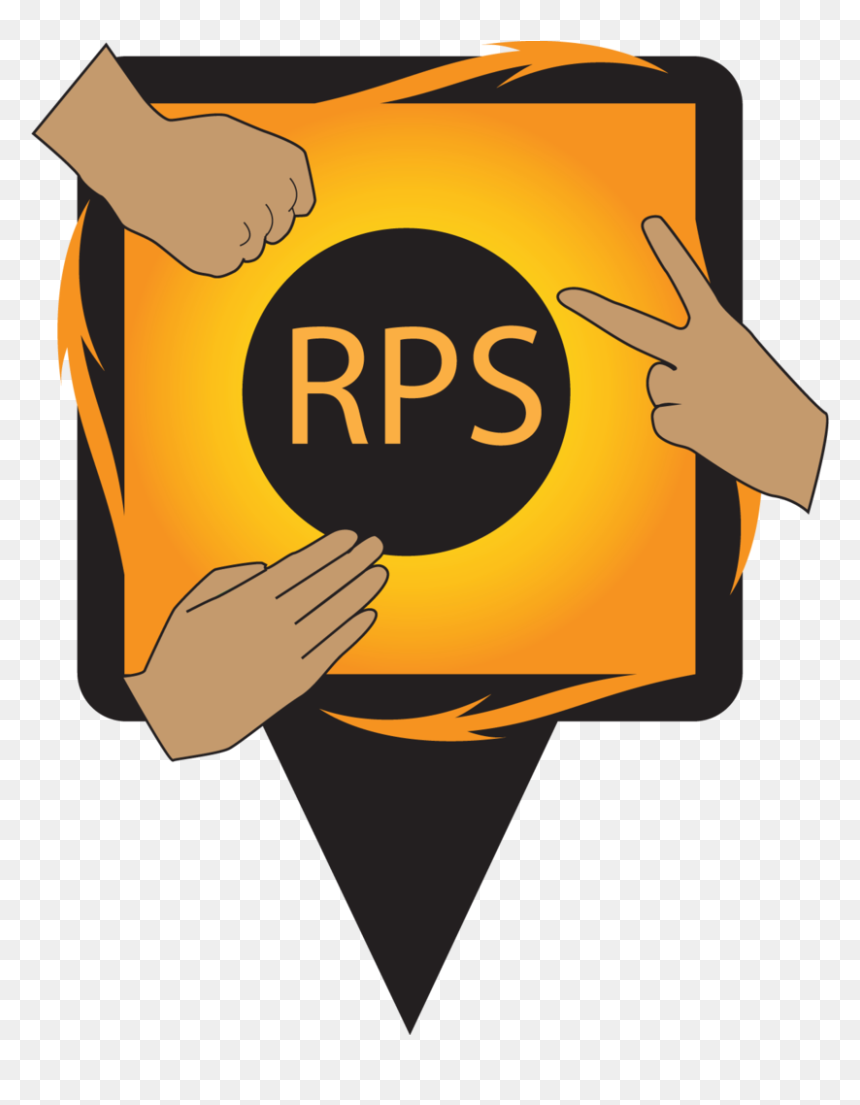 Rock Paper Scissors Munzee - Traffic Sign, HD Png Download - scissor clip art png