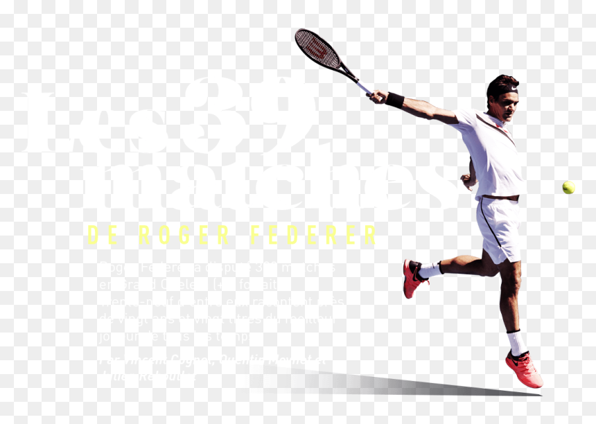 Soft Tennis, HD Png Download - roger federer png
