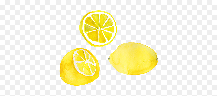 Jpg Transparent Goutte De La - Cute Lemon Painting, HD Png Download - nimbu png