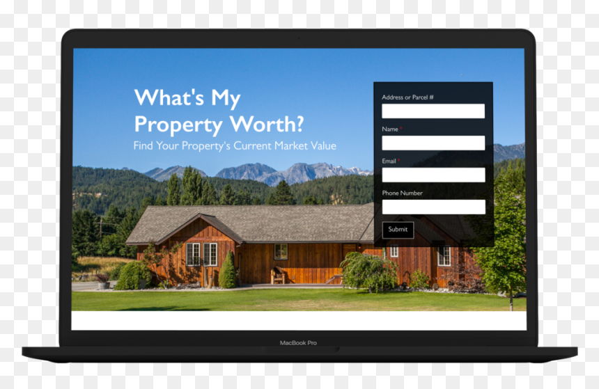 Real Estate Website Design - Cottage, HD Png Download - website design images png