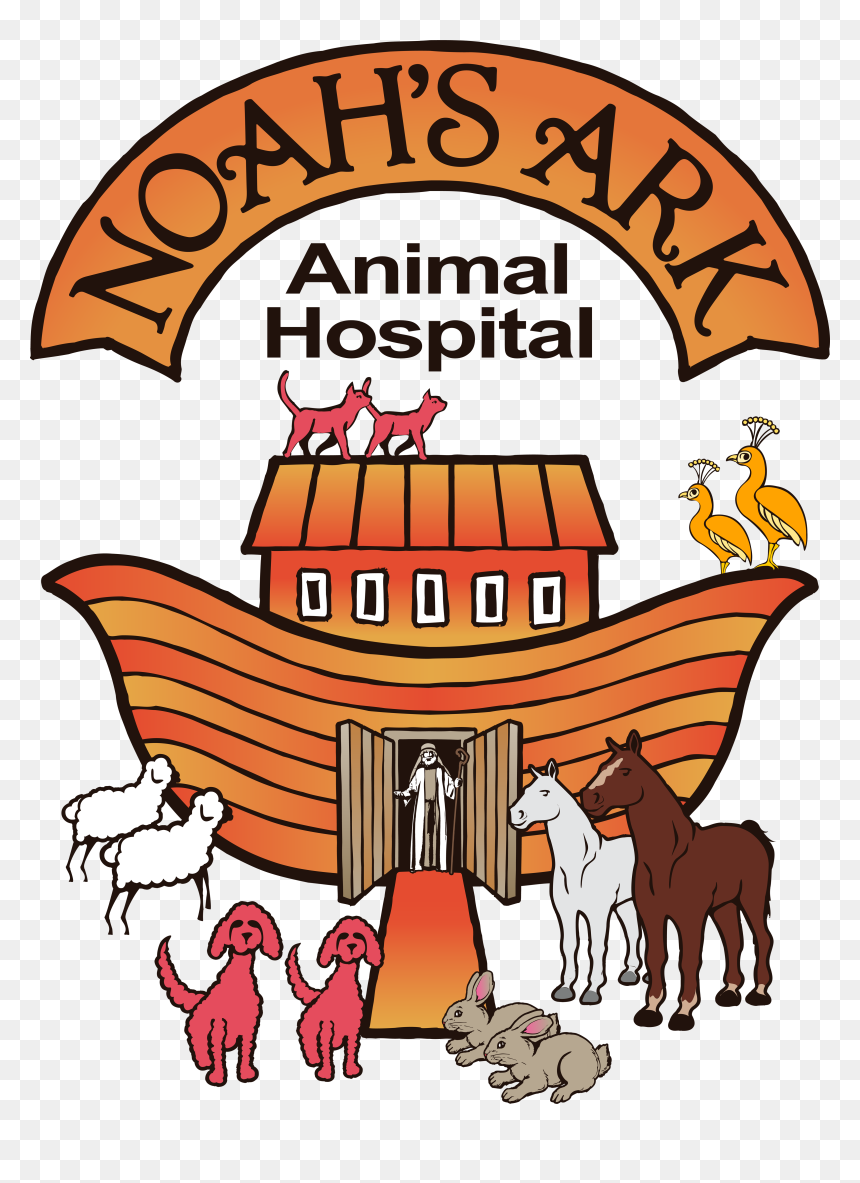 Noah"s Ark Animal Hospital - Noah's Ark Clip Art Dog And Cat, HD Png Download - noah's ark png