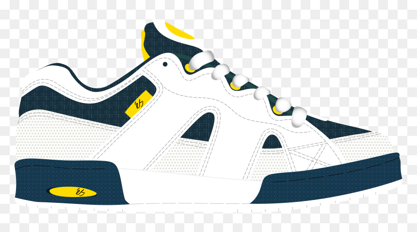 Double Tongue Skate Shoes, HD Png Download - long tongue png