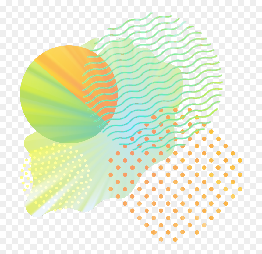 #decoration #background #yellow #green #overlap - Chambered Nautilus, HD Png Download - yellow green background png