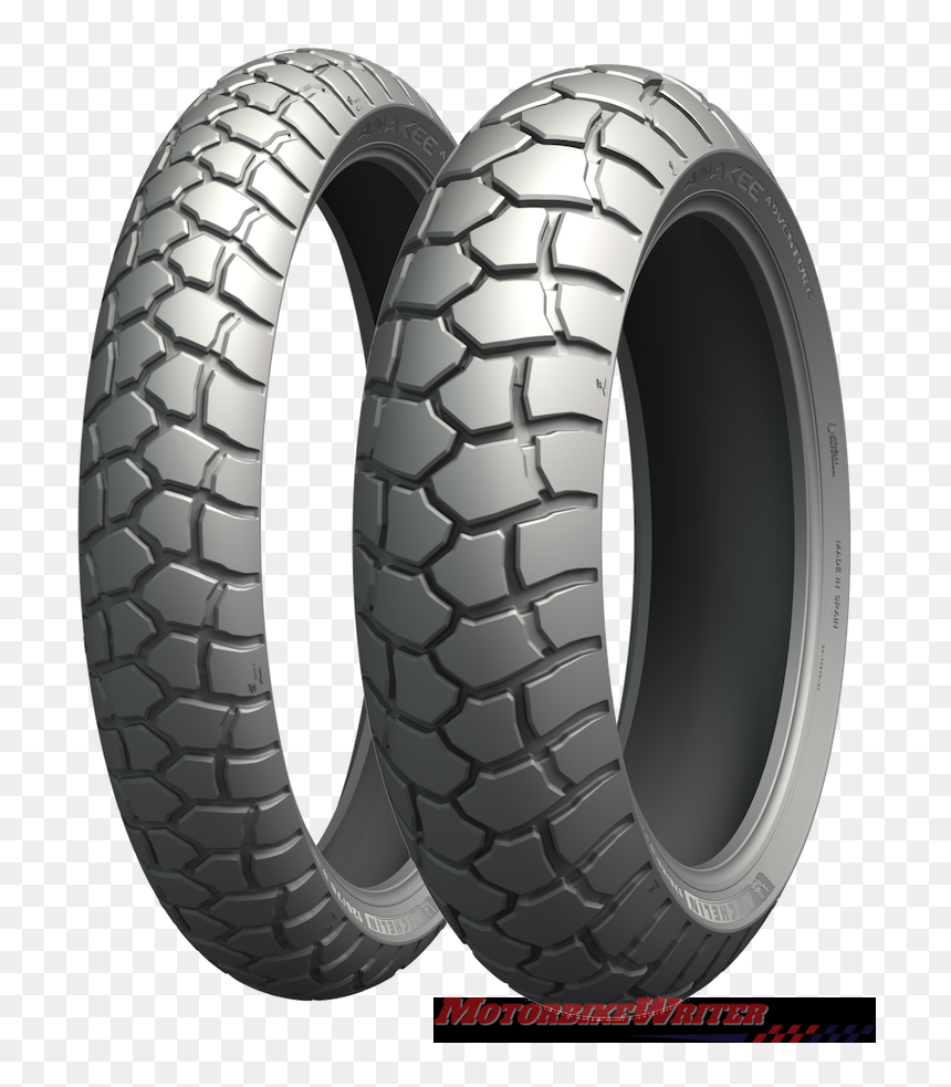 Michelin Anakee Adventure Tyres - Michelin Anakee Adventure Review, HD Png Download - two wheeler tyres png