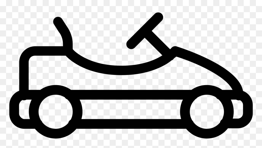Go Kart Icon - Go Kart Easy Drawing, HD Png Download - kart png