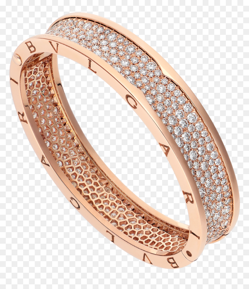 Bvlgari Bracelet B Zero1, HD Png Download - diamond bangles png