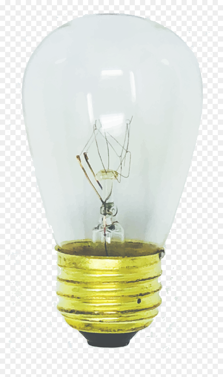 Incandescent Light Bulb, HD Png Download - bulb illustration png