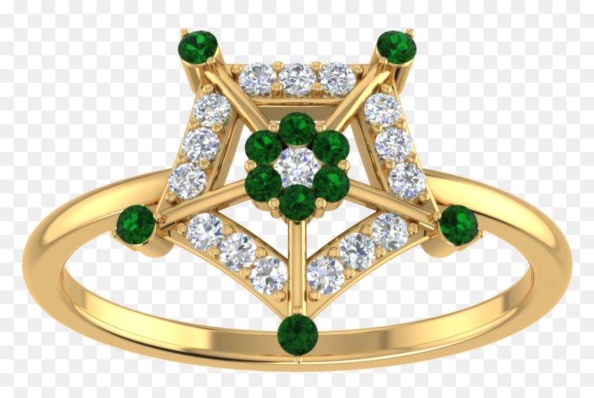 Diamond, HD Png Download - gold floral design png