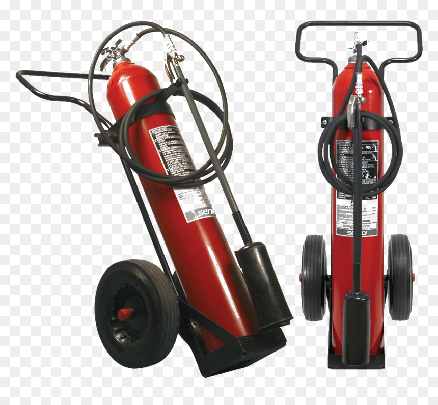 Wheeled Co2 Extinguisher Ansul Cd 50 D 1, HD Png Download - carbon dioxide png