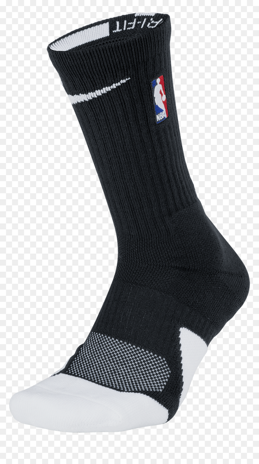Black Nba Elite Socks, HD Png Download - miami heat png