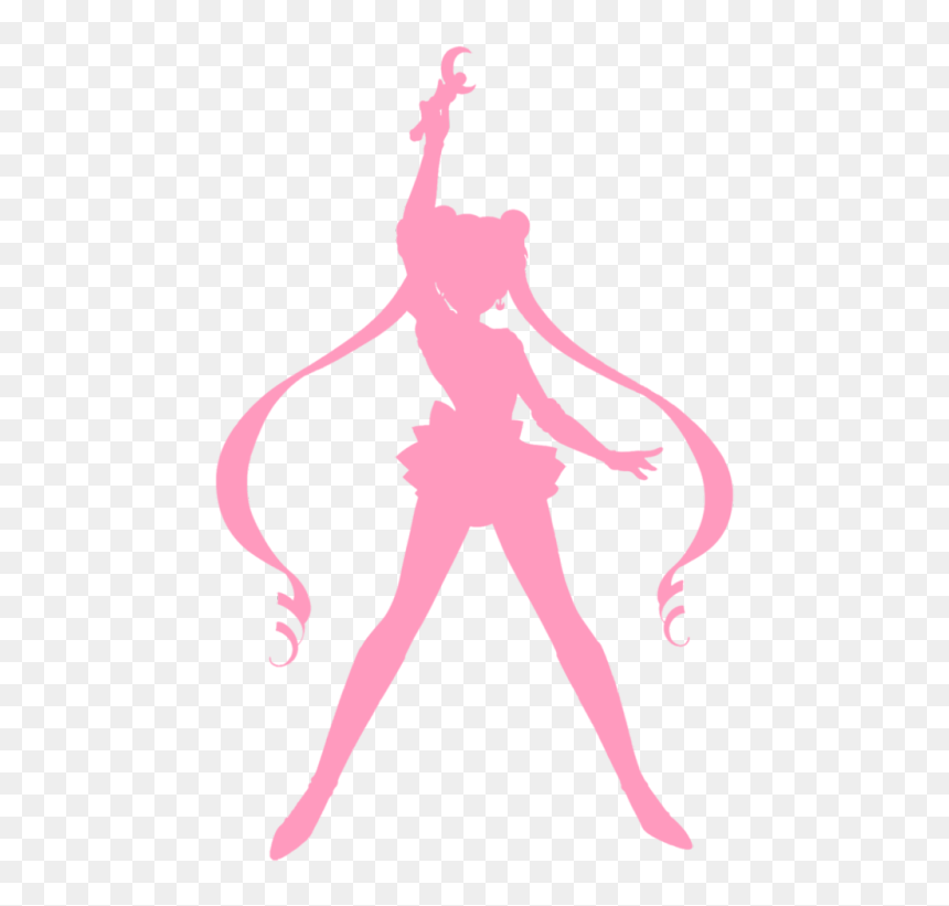 Sailor Chibi Moon Silhouette, HD Png Download - sailor moon png