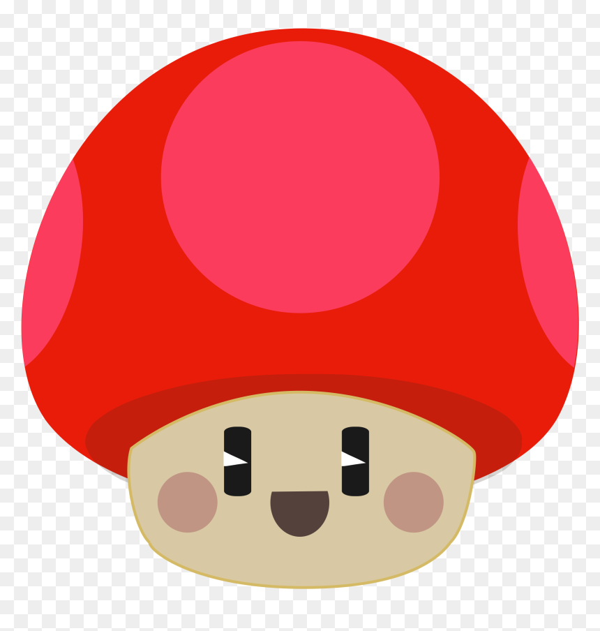 Cartoon Clipart Mushroom, HD Png Download - mushroom png