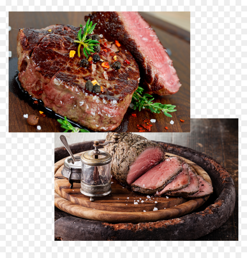 Fillet Steak, HD Png Download - steak png