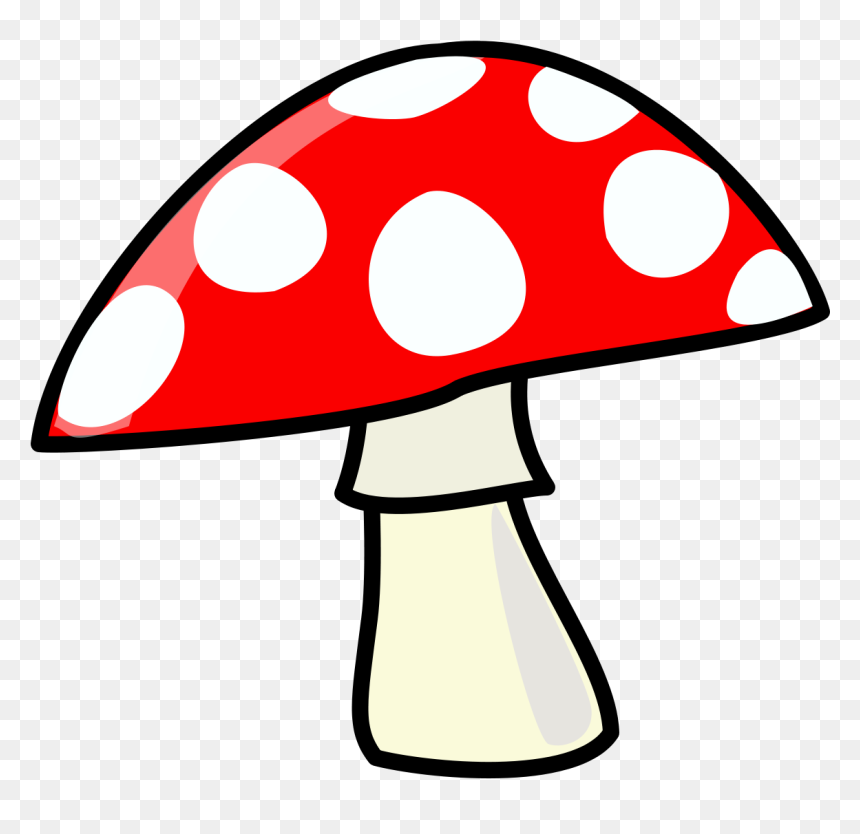 Toadstool Clipart, HD Png Download - mushroom png