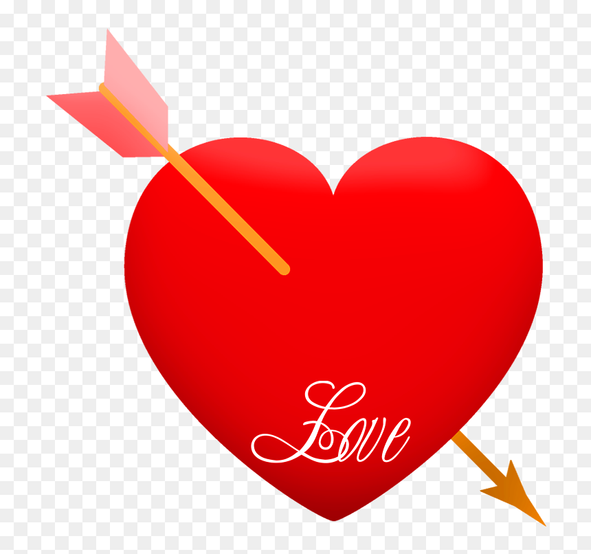 Valentine Heart Transparent Background, HD Png Download - heart clipart png