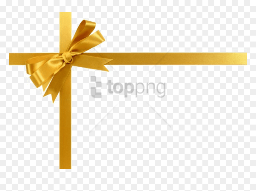 Gold Ribbon Png, Transparent Png - gold ribbon png