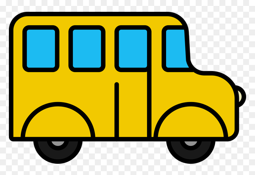 School Van Icon, HD Png Download - school bus png