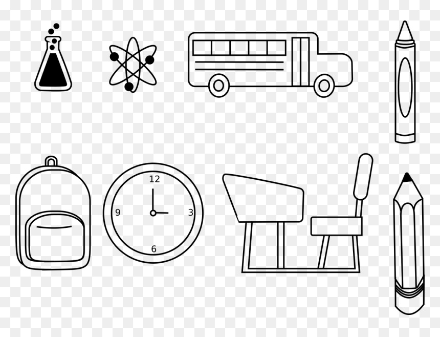 School, HD Png Download - school bus png