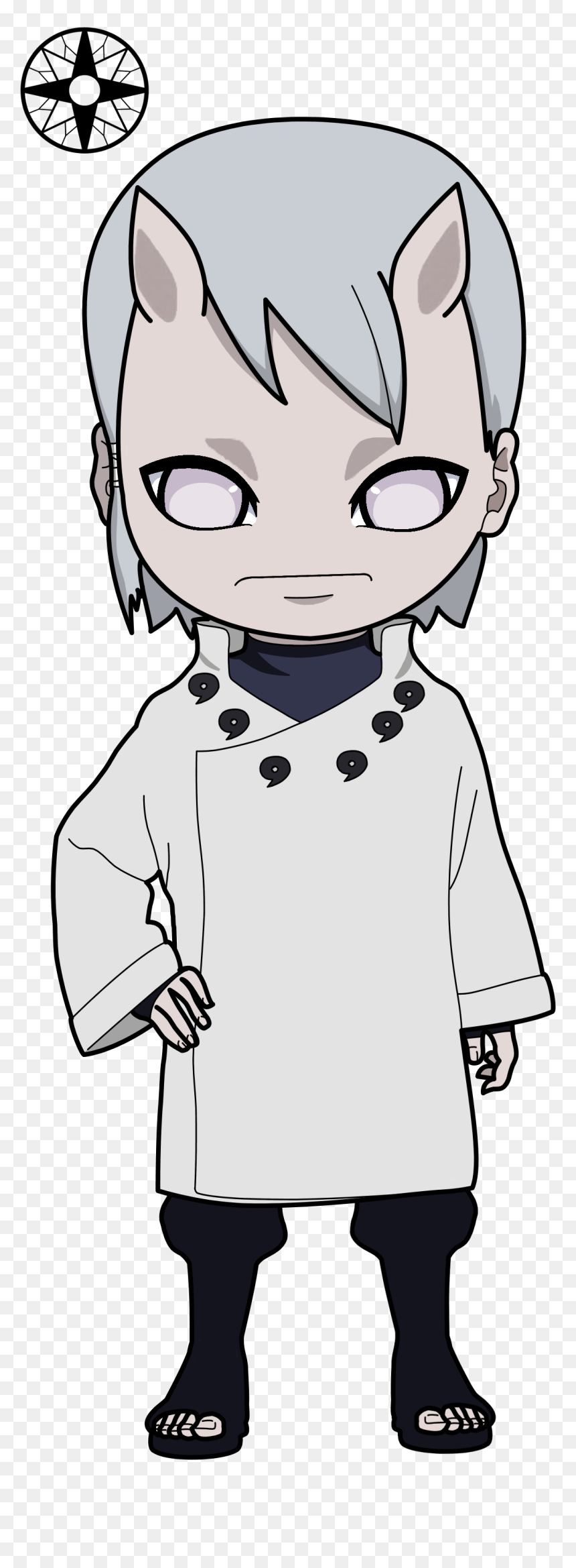 Hagoromo Chibi, HD Png Download - nose png
