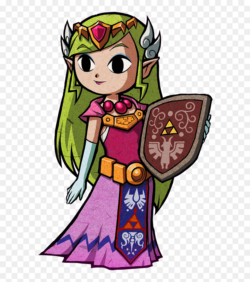 Legend Of Zelda Minish Cap Zelda, HD Png Download - zelda png