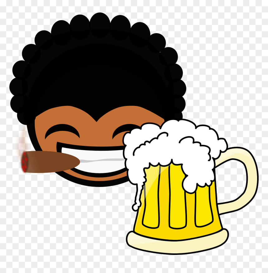 Beer Clip Art, HD Png Download - black smoke png