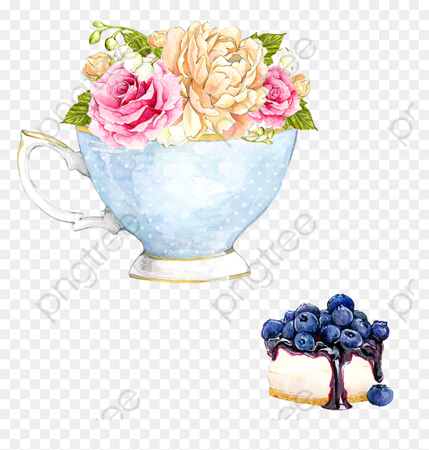 Cheesecake Cupcakes Transparent, HD Png Download - tea png