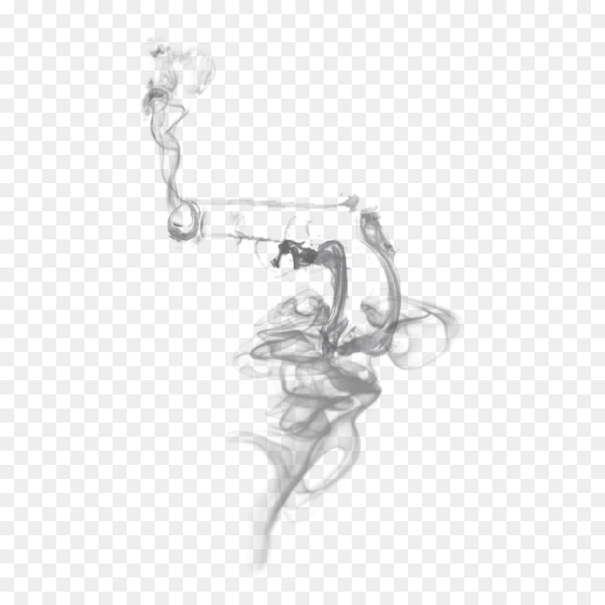 Sketch, HD Png Download - black smoke png