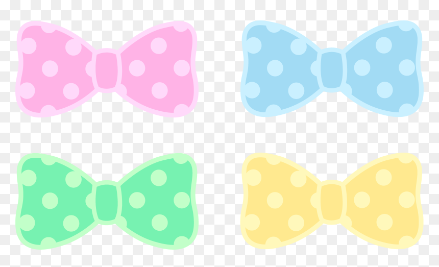 Polka Dot Bow Clipart, HD Png Download - tie png