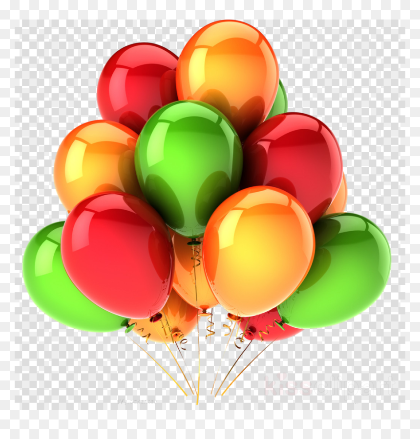 Heart 3d, HD Png Download - birthday balloons png