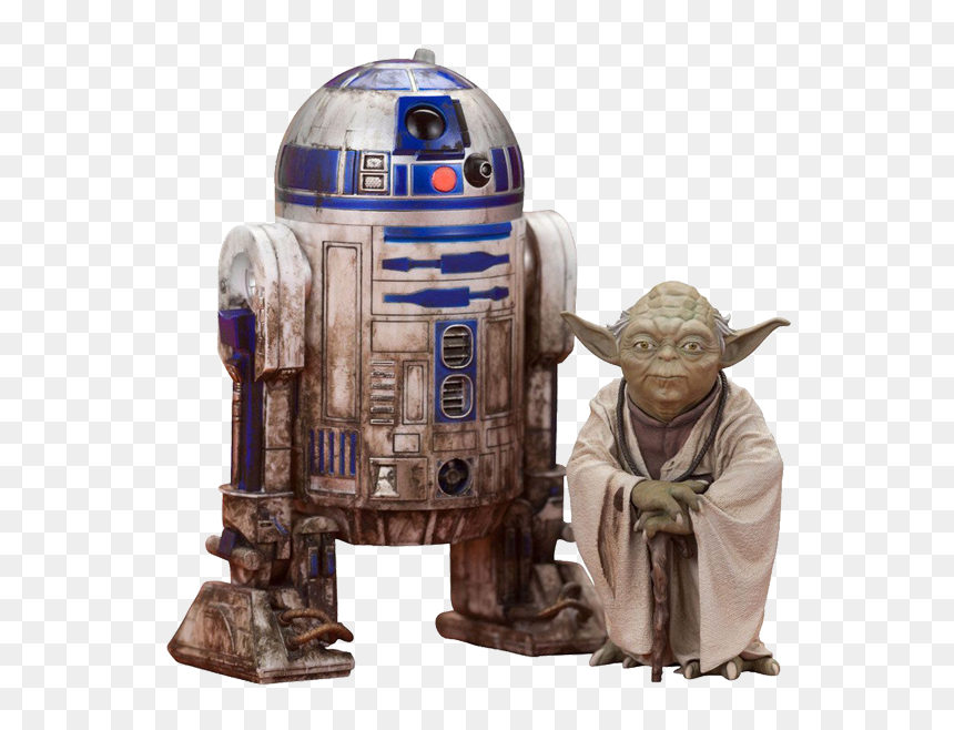 Star Wars R2d2 And Yoda, HD Png Download - yoda png