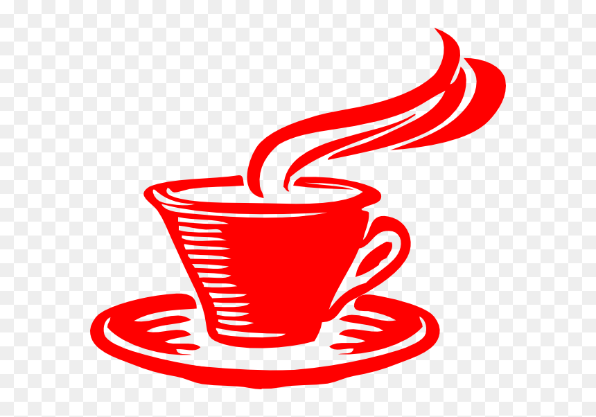 Red Coffee Cup Clip Art, HD Png Download - coffee mug png