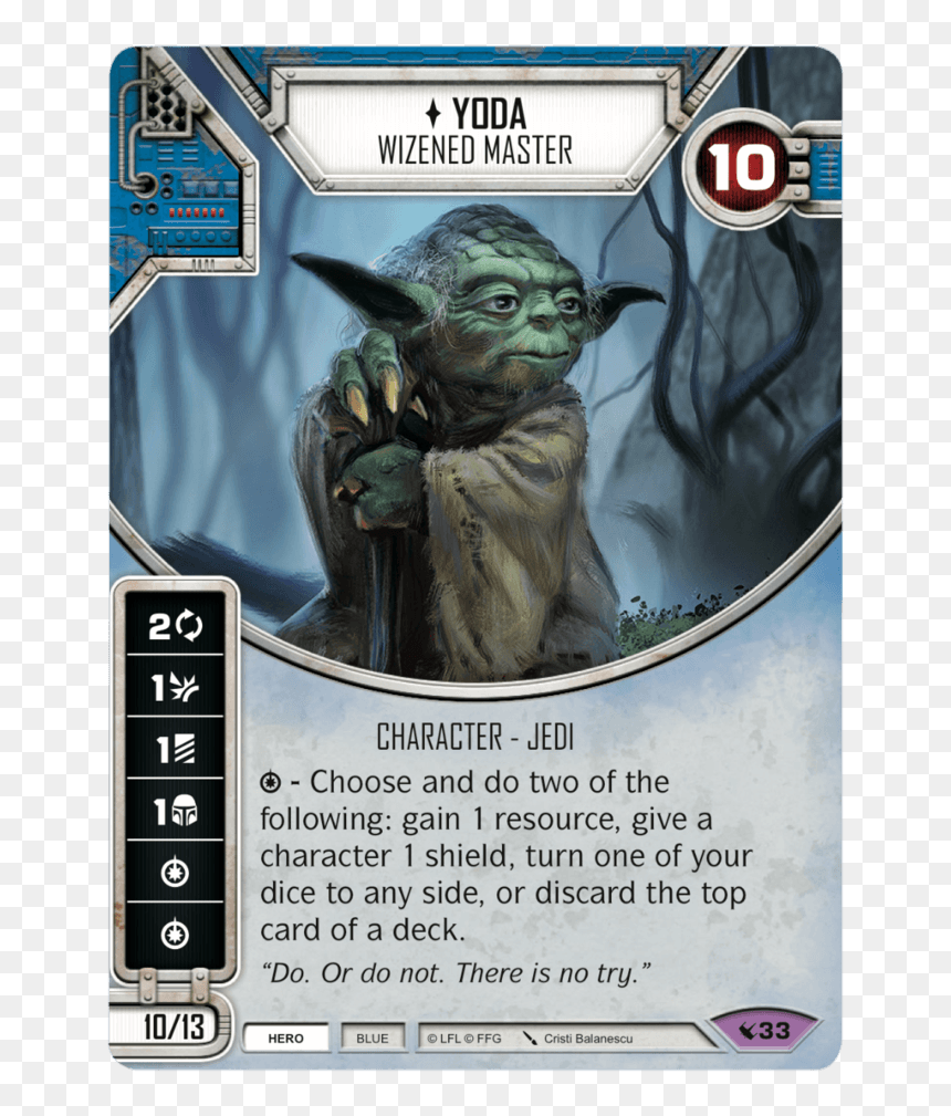 Star Wars Destiny Yoda, HD Png Download - yoda png