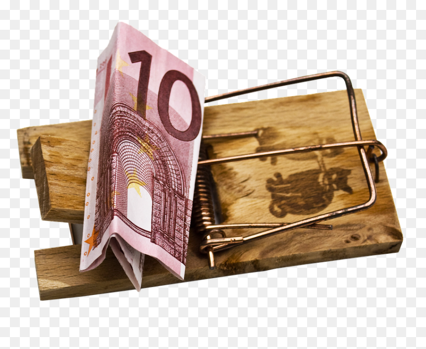 Mousetrap, HD Png Download - money falling png