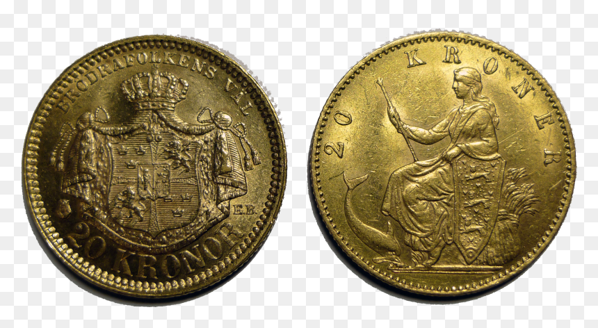 Scandinavian Monetary Union Coins, HD Png Download - money falling png