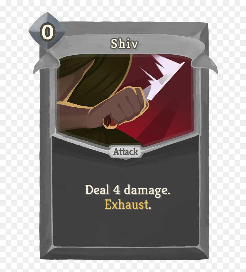Slay The Spire Cards, HD Png Download - shiv png