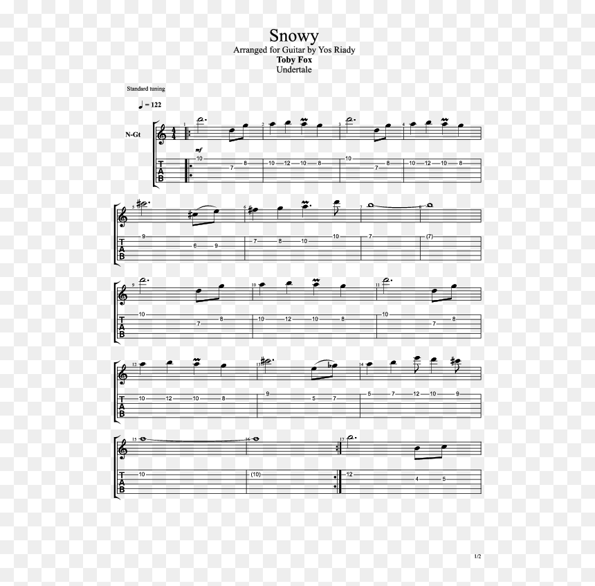 Sheet Music, HD Png Download - undertale png
