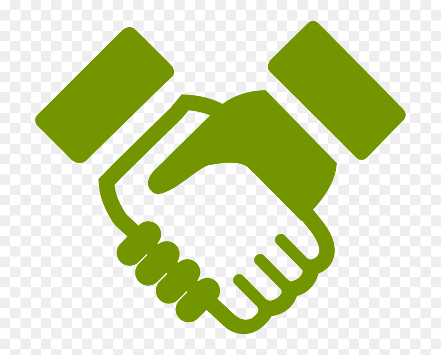 Green Supply Chain Icon, HD Png Download - handshake png