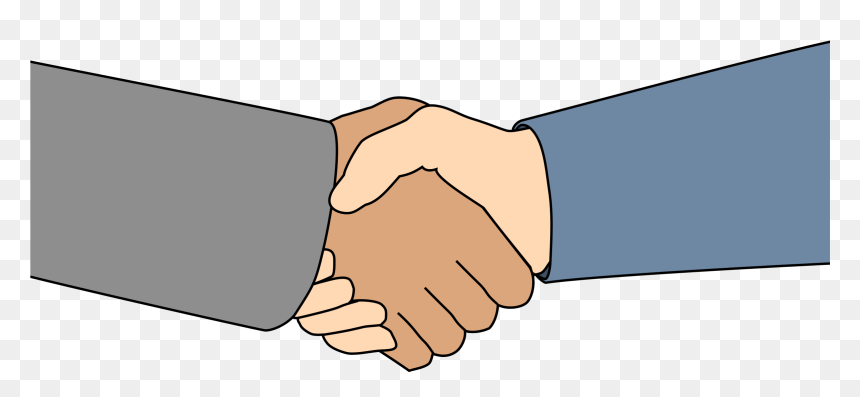 Handshake Clipart, HD Png Download - handshake png