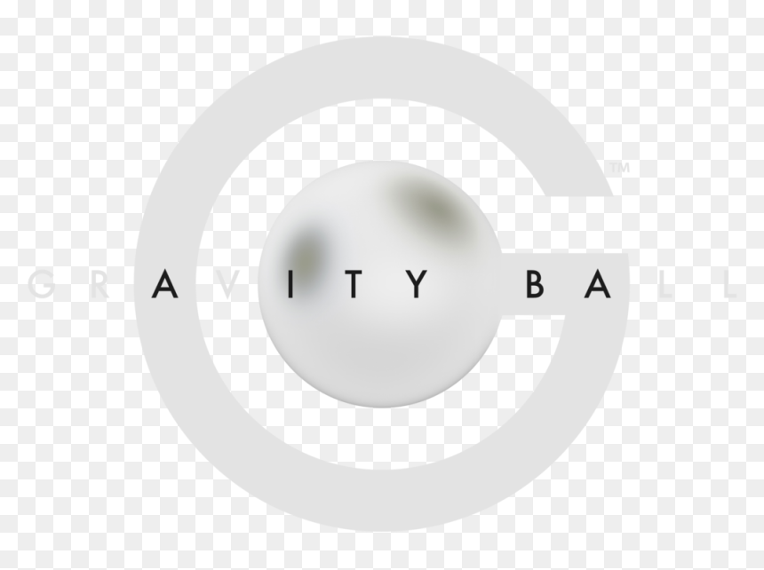 Gravity Ball Logo White - Circle, HD Png Download - gravity png