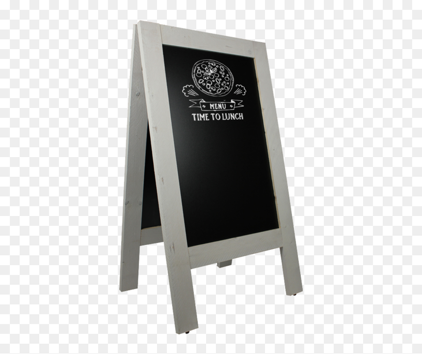 Pavement Board, Scaffolding Wood, 72x135cm, White, HD Png Download - chalk banner png