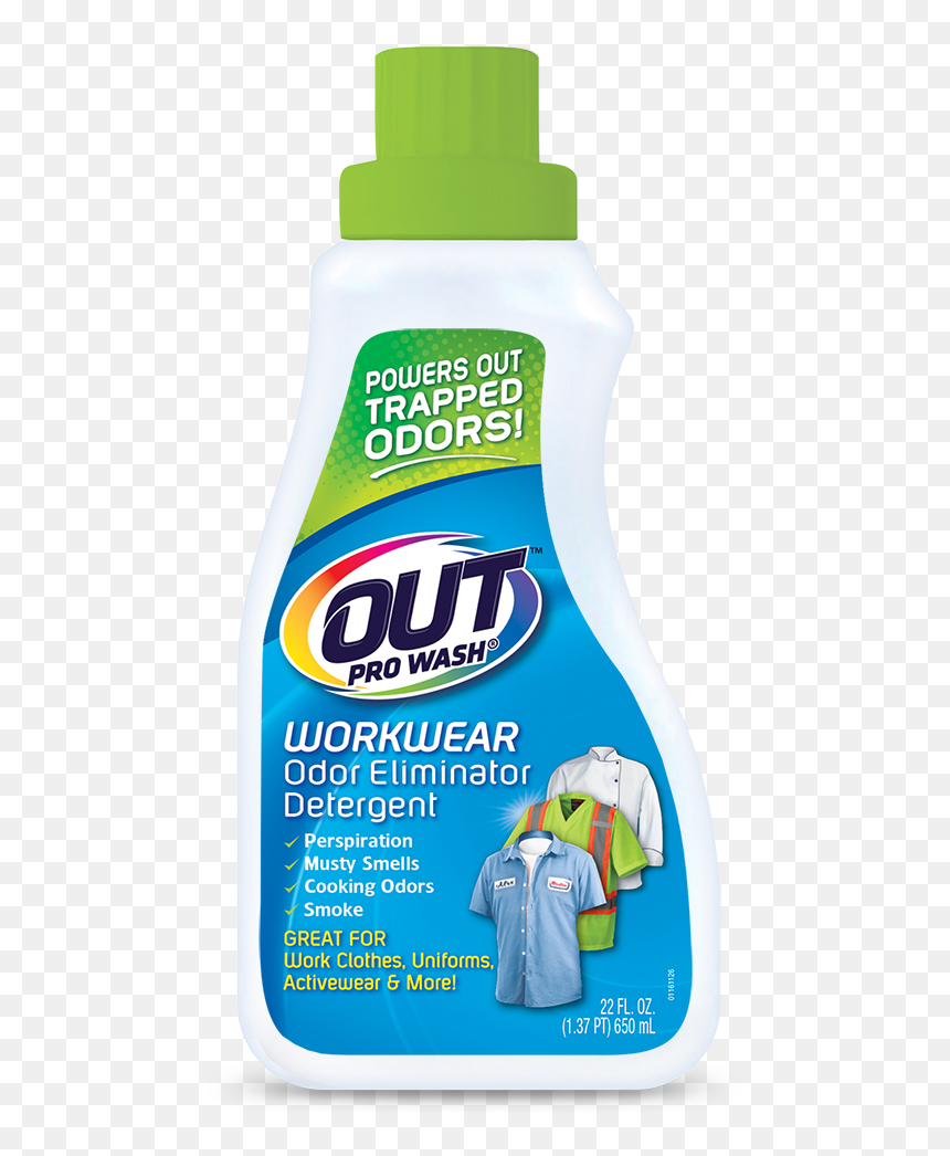 Out Prowash Workwear Odor Eliminator Detergent Clothes - Out Laundry Odor Eliminator, HD Png Download - smell png