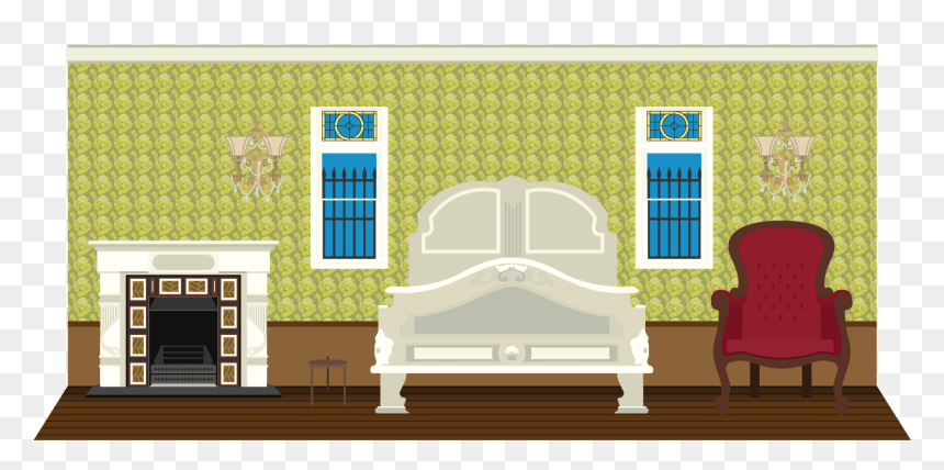 Victorian Room - Chair, HD Png Download - victorian design png