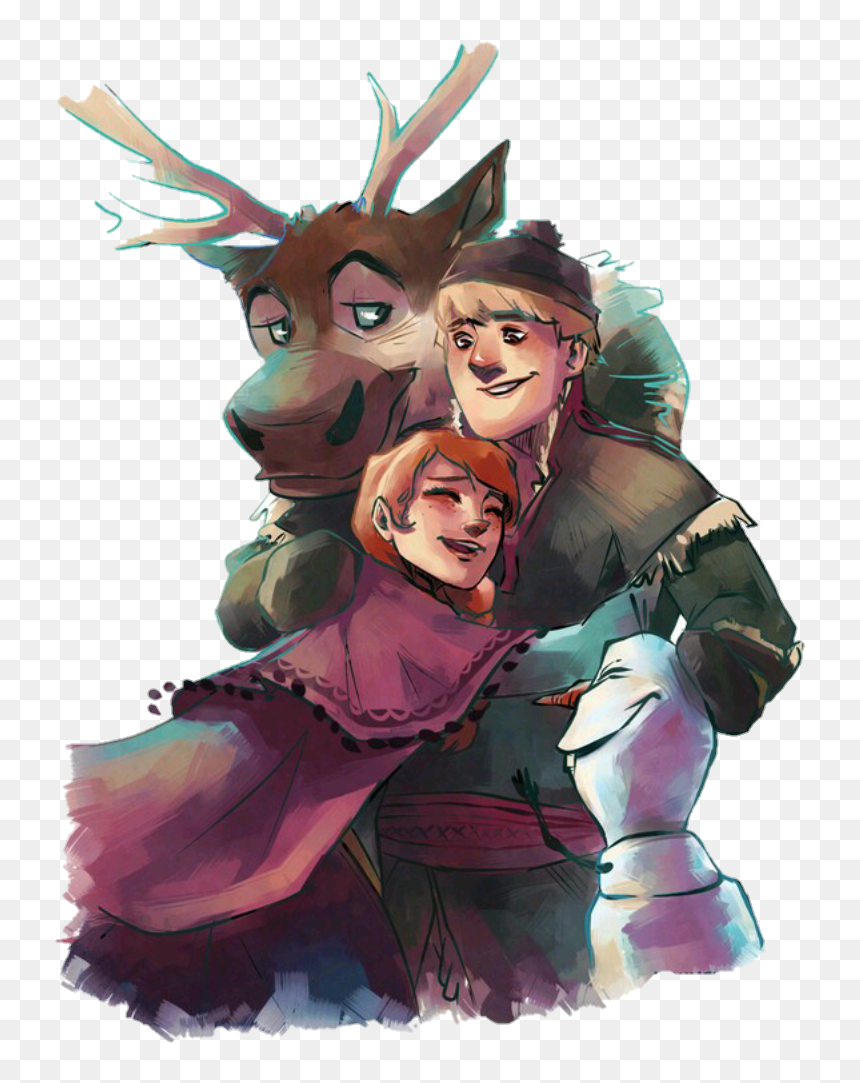 Кристофер И Анна, HD Png Download - frozen uma aventura congelante olaf png
