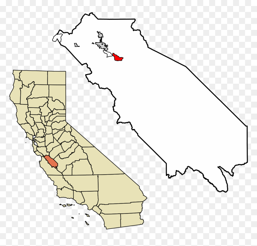 La Selva Beach California Map, HD Png Download - pinos png