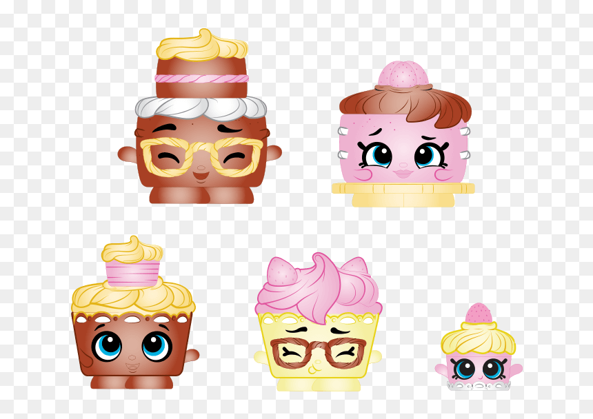 The Sweet Cakes - Cake Shopkin Name, HD Png Download - shopkins characters png